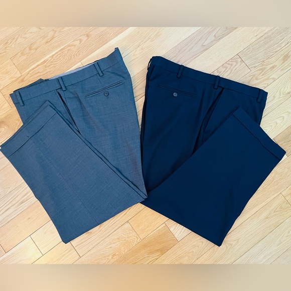 Lands' End Other - Two Men’s Lands’ End Traditional Fit wool dress pants size 42”